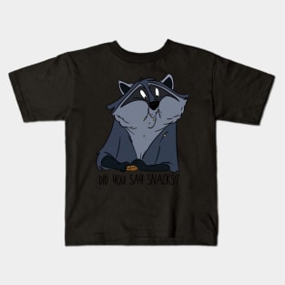 Hungry Raccoon Kids T-Shirt